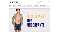 Desktop Screenshot of boutique-arthur.com